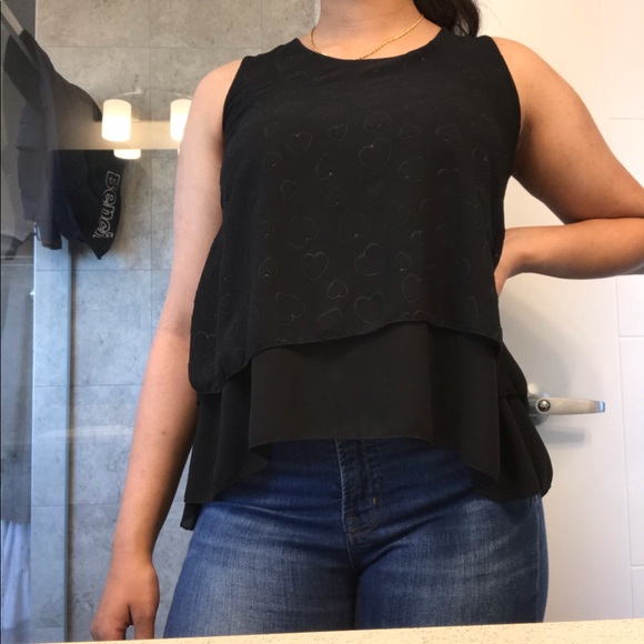 Sleeveless black shirt - Picture 4 of 7